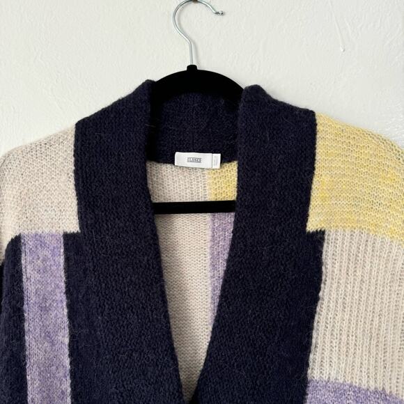 Closed Colorblocked Alpaca Wool Blend Oversized Cardigan - Picture 6 of 16